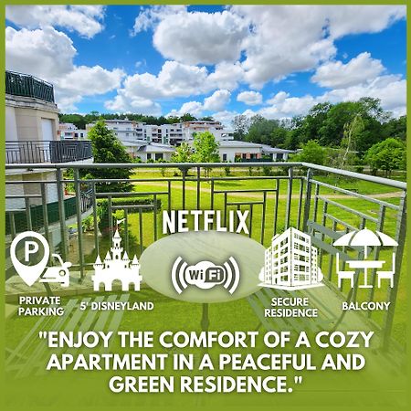 Appartement, Balcon, Parking, 5' Disneyland Montévrain Exterior foto