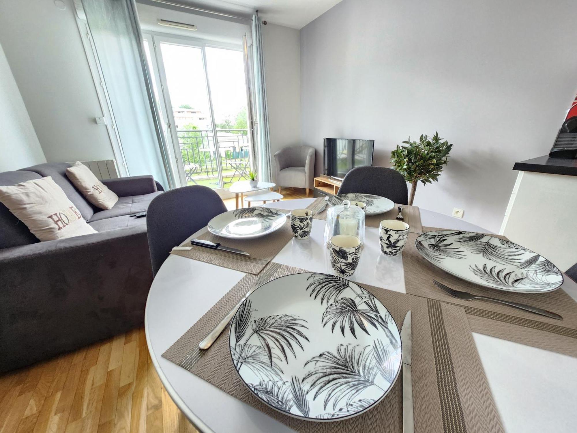 Appartement, Balcon, Parking, 5' Disneyland Montévrain Exterior foto
